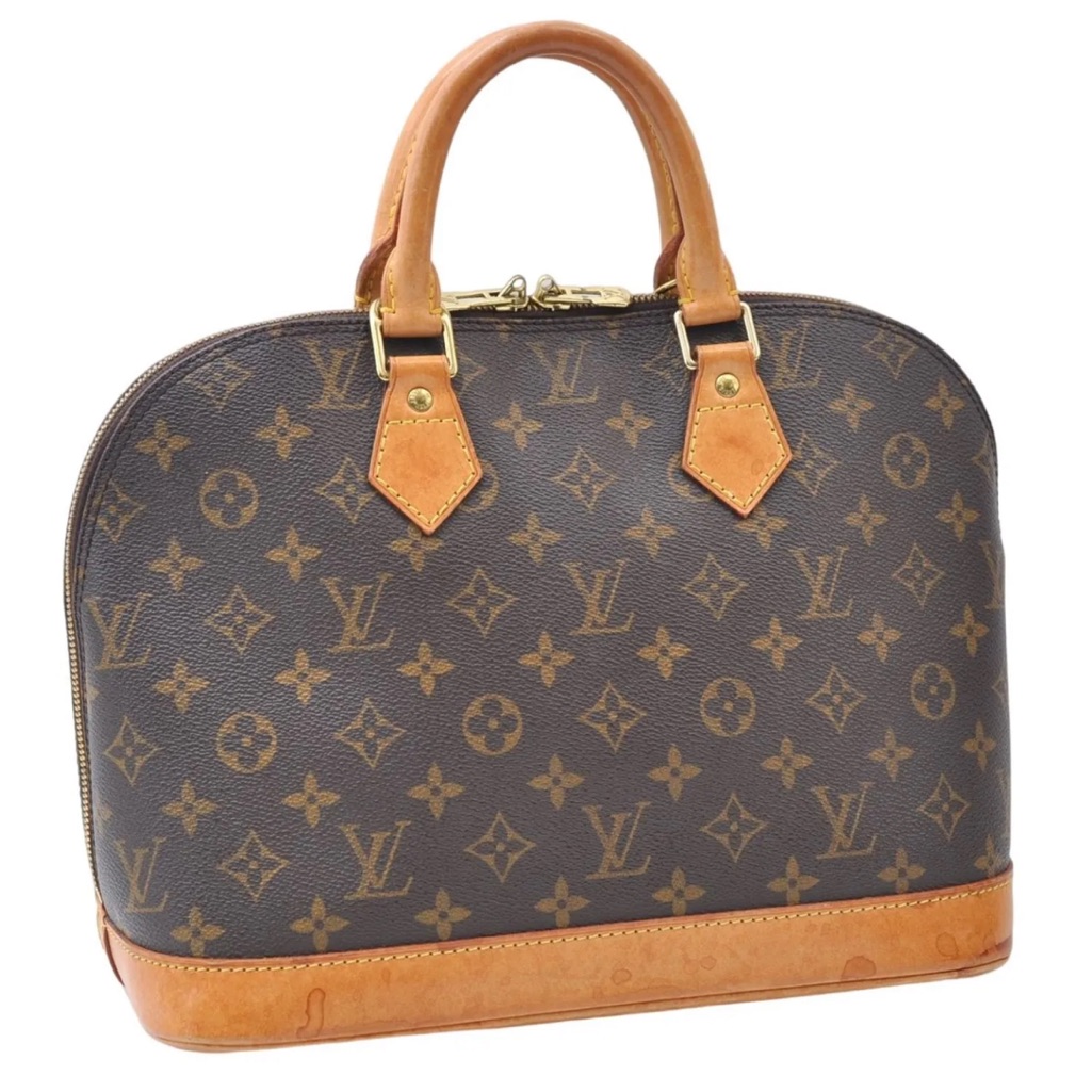 Authentic Louis Vuitton Monogram Alma Hand Bag Purse